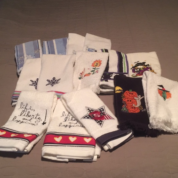 Bath Assorted Fingertip Towels Poshmark